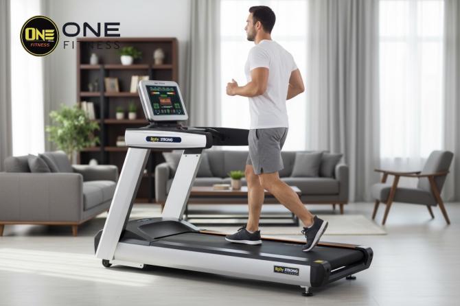  Bodystrong อุปกรณ์เครื่องออกกำลังกาย ลู่วิ่งไฟฟ้า Commercial Treadmill รุ่น JB 6800
